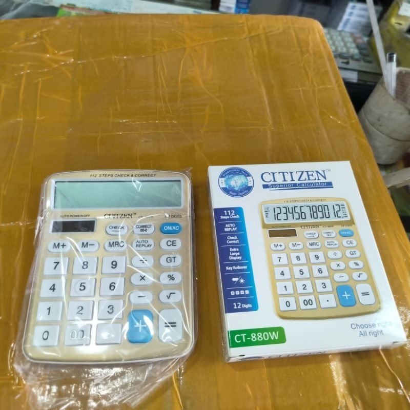 

KALKULATOR CITIZEN CT 880 W, 12 DIGIT