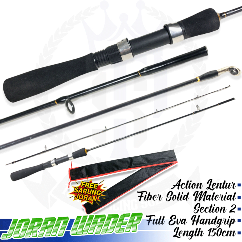 Joran Wader 1-3lb Sambung 2 dan Tanpa Sambung Murah Berkualitas Mancing Pancing Waderan