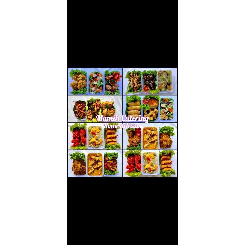 

MAMIH CATERING 7 HARI 5 PAX 5 PORSI/ CATERING HALAL/ CATERING MINGGUAN/ CATERING BULANAN