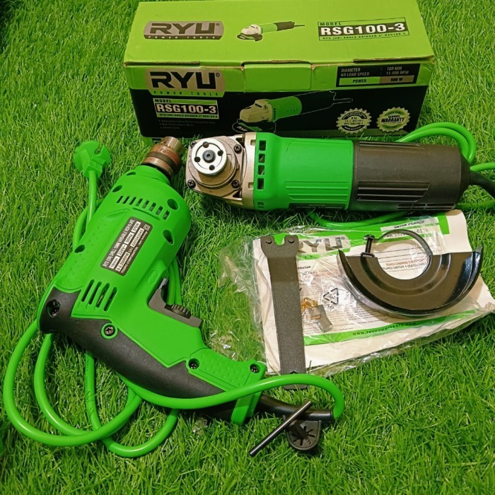 Paket Gerinda Ryu Dan Bor Ryu 10 mm