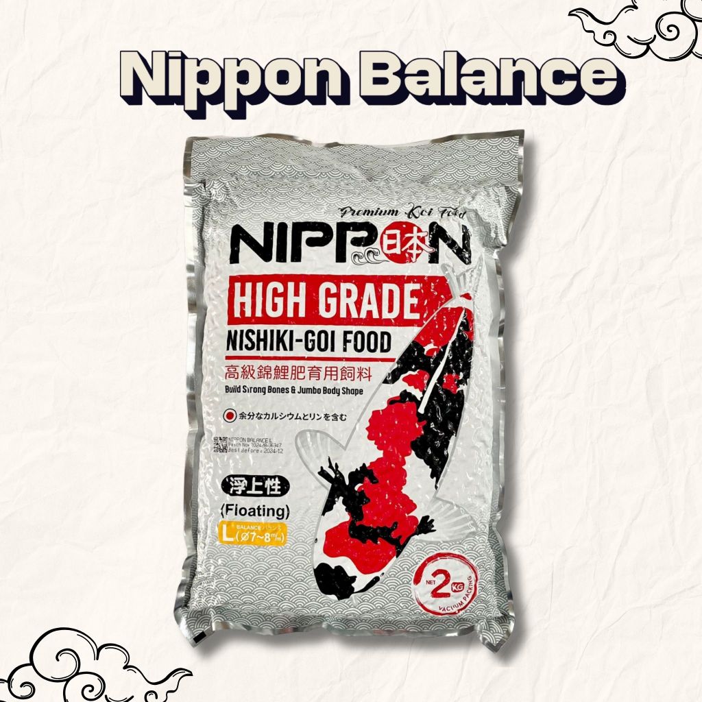 Nippon Balance Koi Food 2KG L - Pakan Koi Jepang - Pakan Koi Import