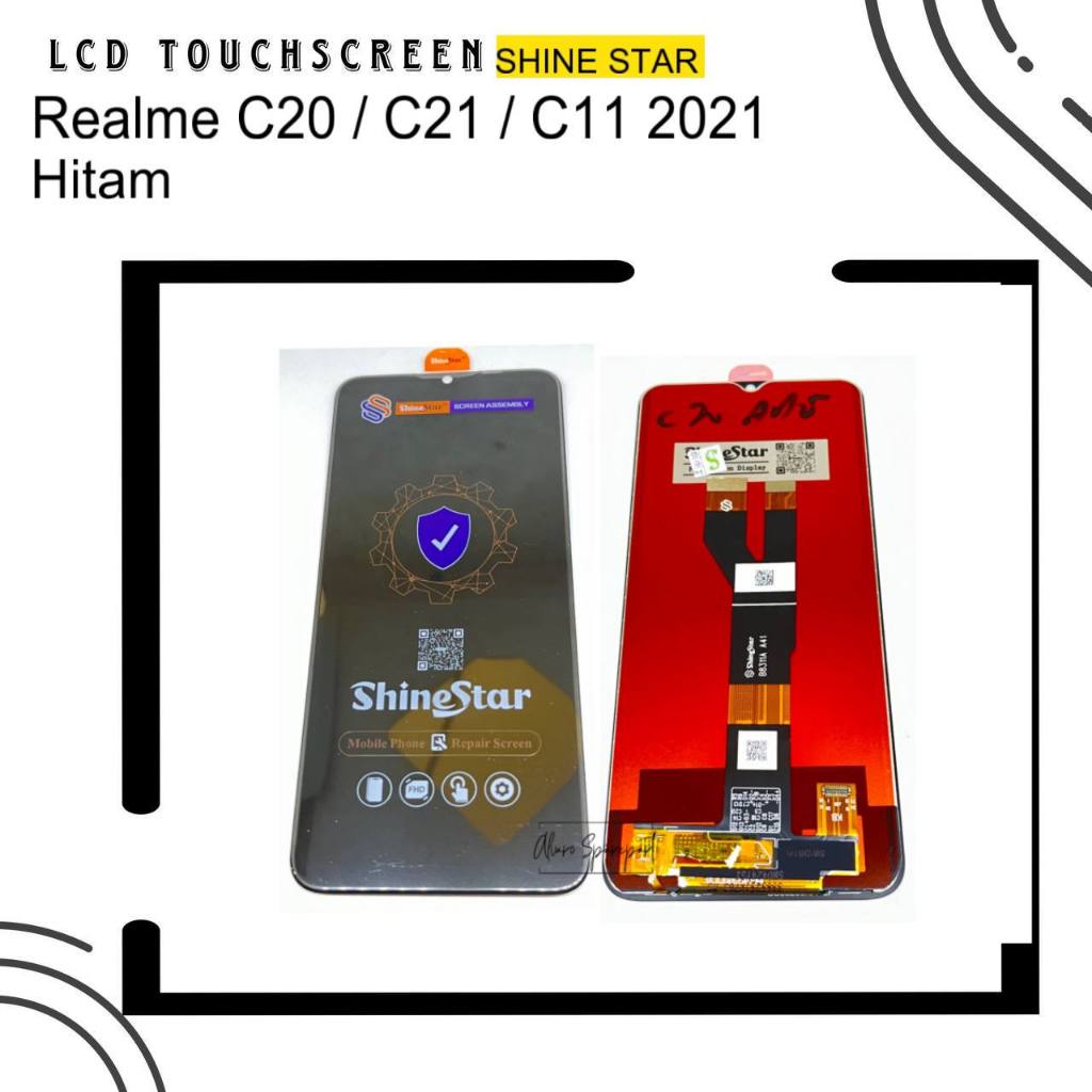 [Shine Star] LCD TOUCHSCREEN REALME C20 / REALME C21 / REALME C11 2021 RMX3063 RMX3201 RMX3231 FULLS