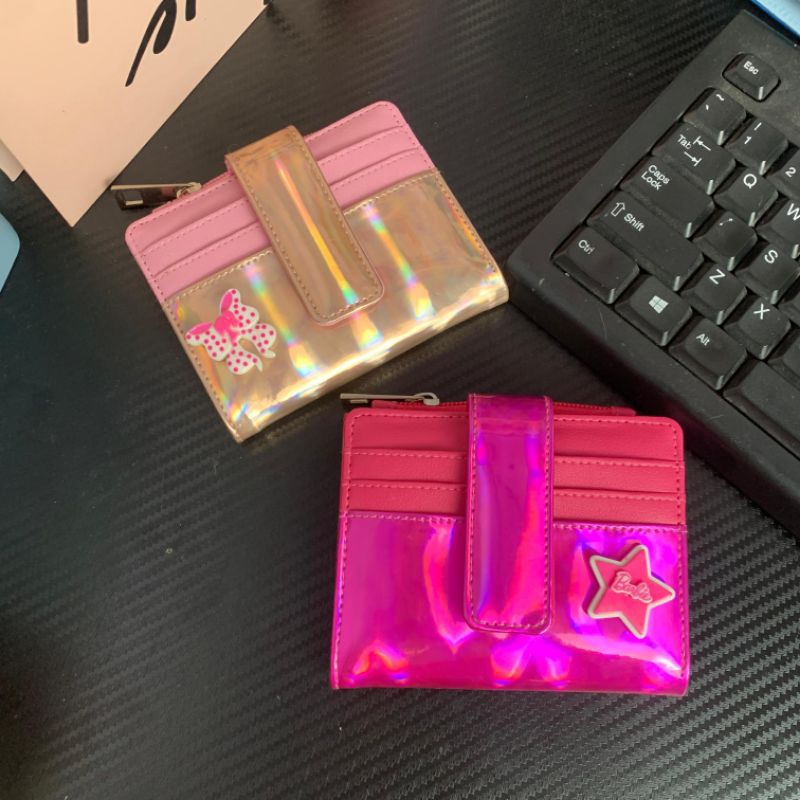 Dompet Lipat Mini Hologram/Glitter