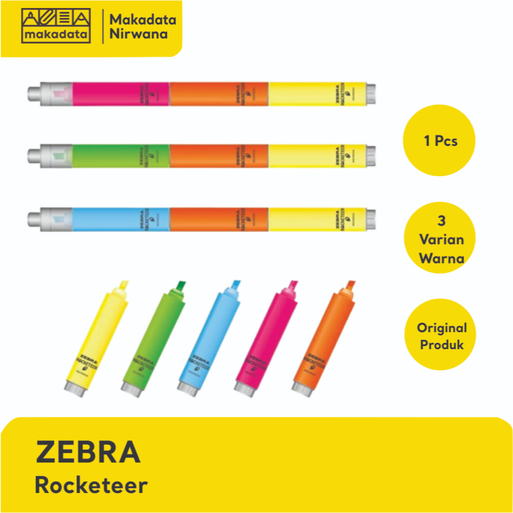 

ZEBRA HIGHLIGHTER ROCKETEER (1 PCS)