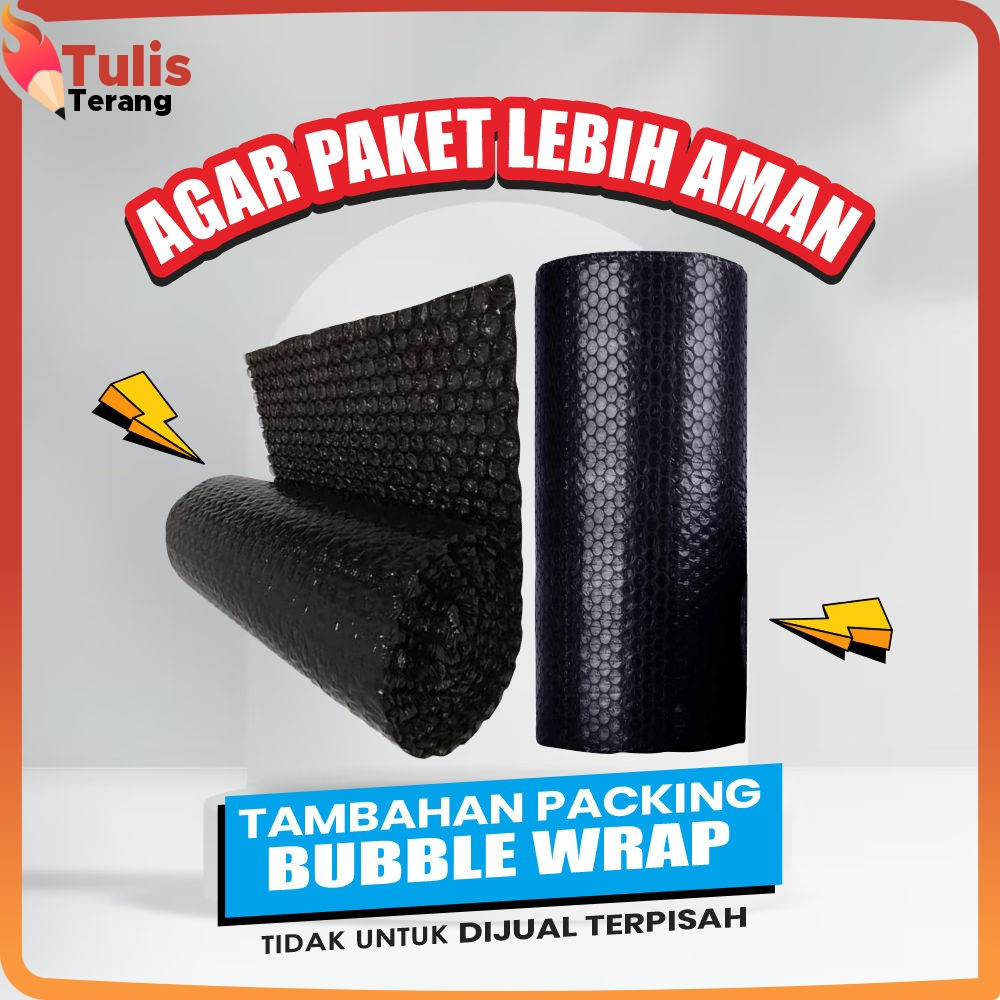 

Bubble Wrap Packingan Tambahan Packing Agar Paket Lebih Aman dan Safety Tulis Terang
