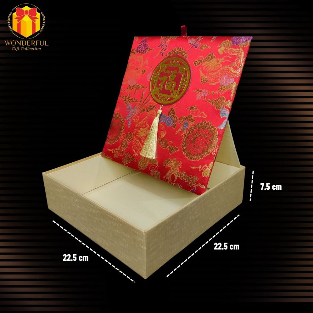 

Hardbox Imlek/Kotak Kado Hampers Bantal Congsam - CNY-BCH-SLID