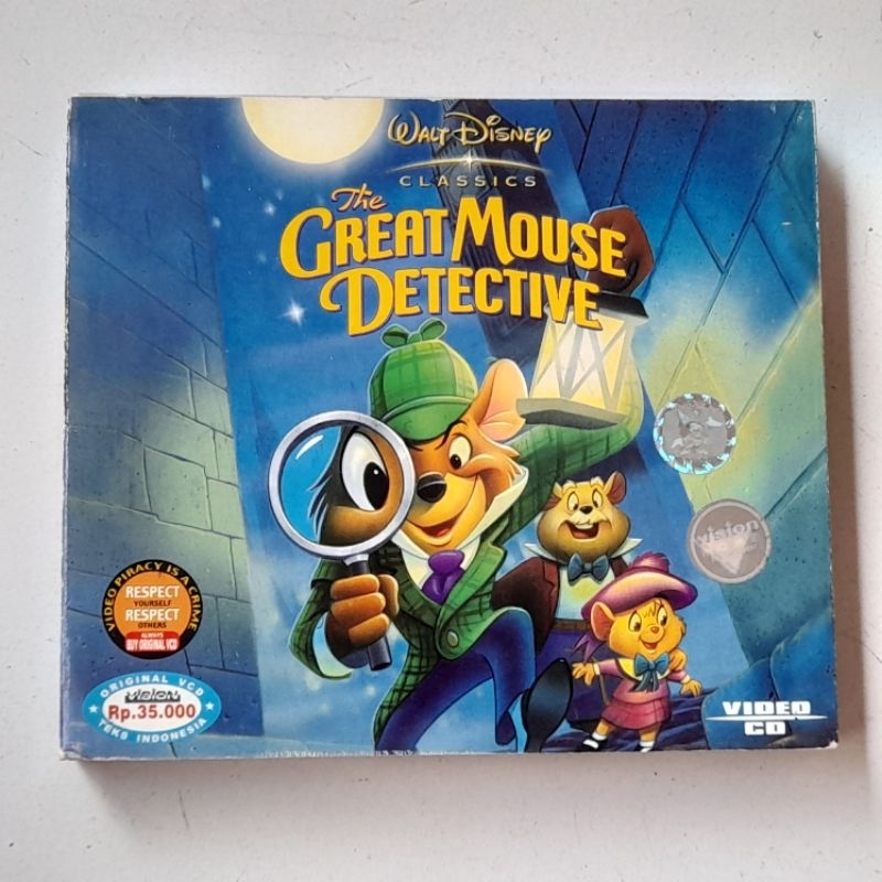 The Great Mouse Detective (Walt Disney Classics) 1986 ORIGINAL Walt Disney VCD VideoCD