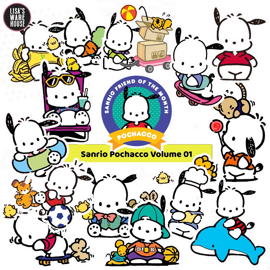

Sticker Sanrio Pochacco Volume 01