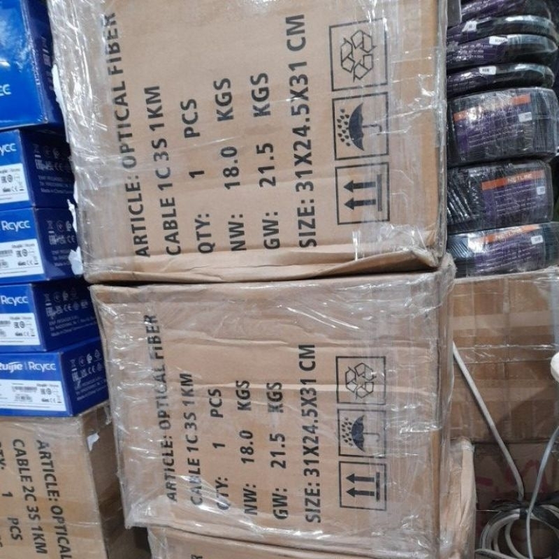 KABEL FIBER OPTIK 1 CORE 3 SELING 1000M / KABEL FO 1 KM