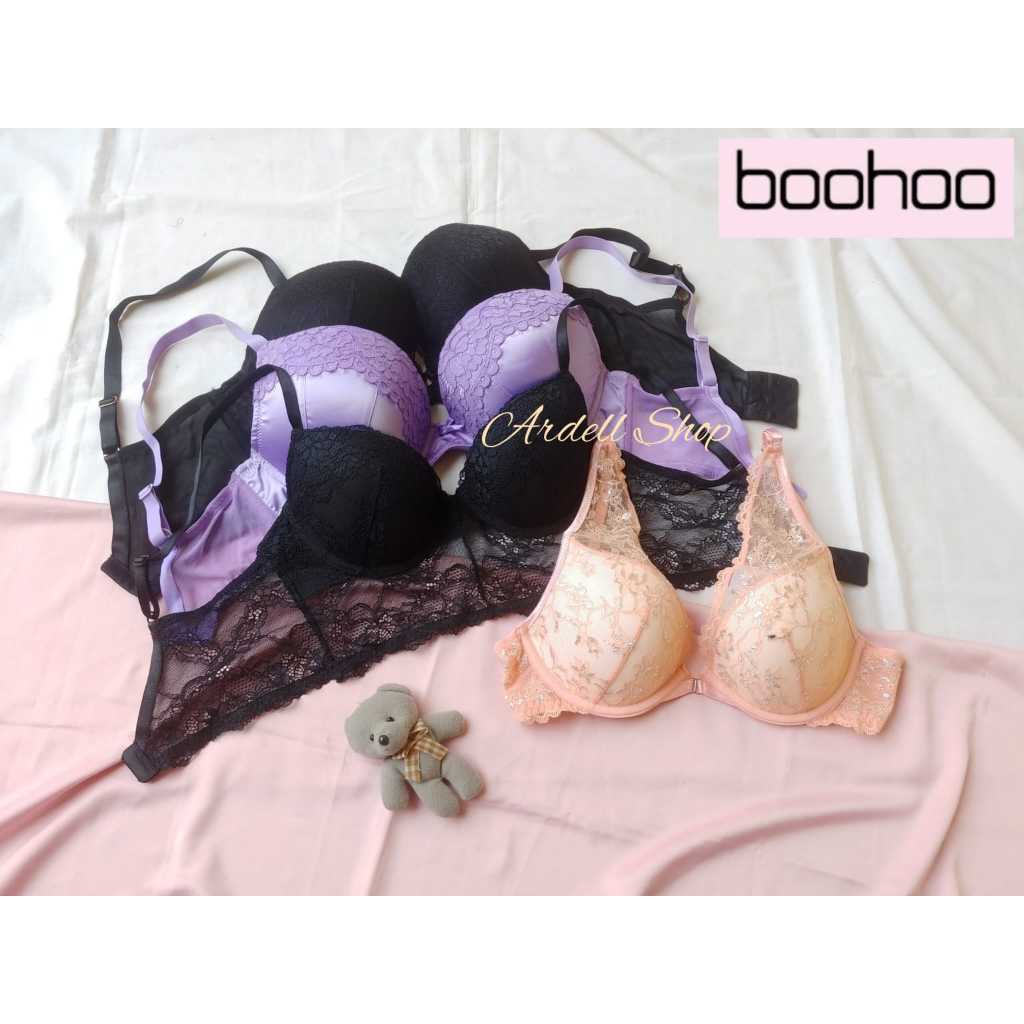CB Bra Boohoo Pakaian dalam Bra Wanita Kawat Push Up Original Branded 32C OBE
