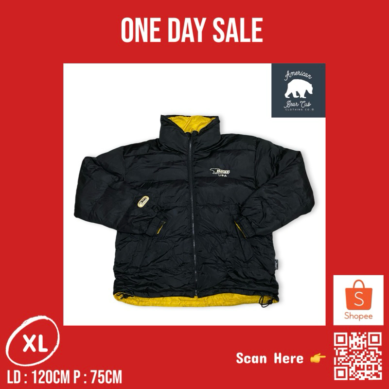 BEAR USA MOUNTAIN VINTAGE PUFFER JACKET ORIGINAL