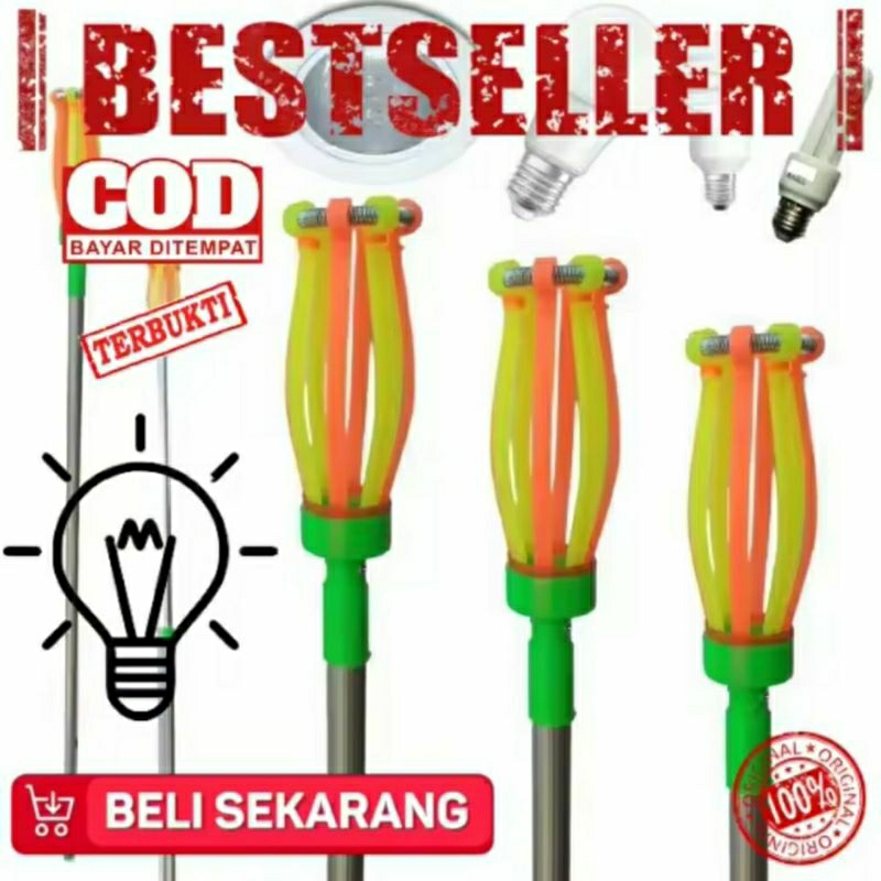 Stik Lampu Tongkat Lampu Tongkat Panjang Full 2M