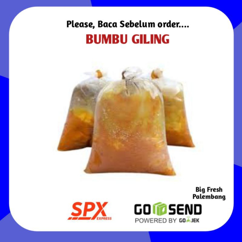 

Bumbu Giling Fresh Sesuai Request - Toko Sayur Sayuran Segar Palembang