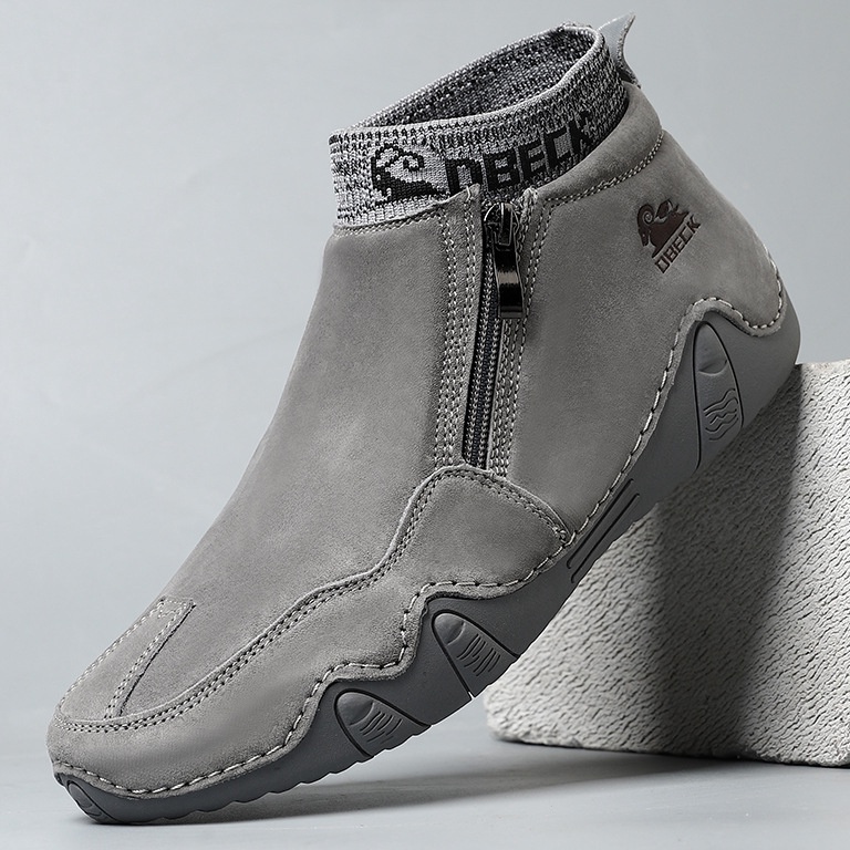 KODE U8L Premium Import Kulit Original Sepatu Boots Pria Keren Full Hitam Coklat Boots Formal Reslet