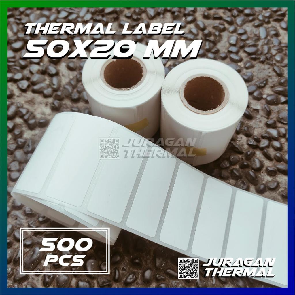 

Label Thermal 50 X 20 Sticker Direct Thermal Barcode 50X20 mm 1 LINE ISI 500 PCS