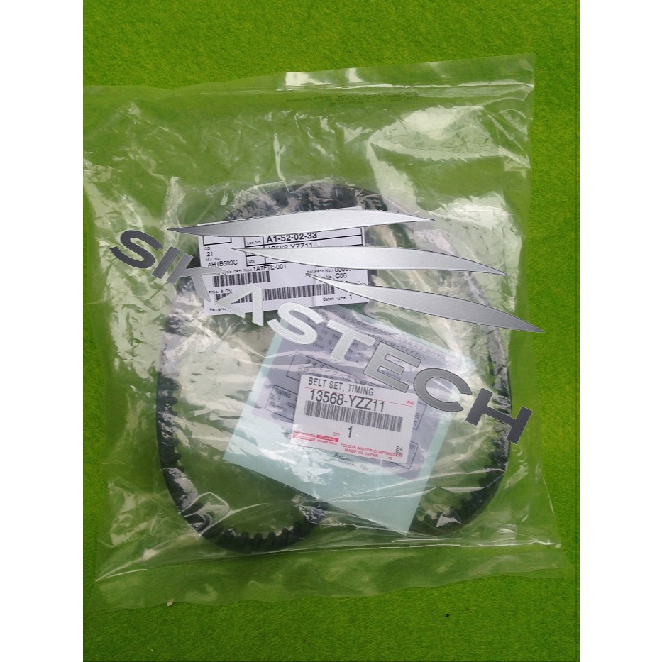 13568-YZZ11 TIMING BELT TOYOTA 2E STARLET EP71 1300 KOTAK EP81 1300cc KAPSUL COROLLA TWINCAM EE90 1.