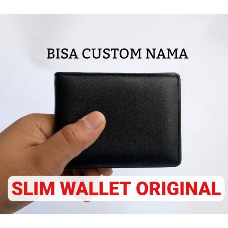 KODE Q36A  TERLARIS Dompet Kulit Pria Asli Original Model Mini Kecil Slim Wallet Tipis Minimalis 1 K