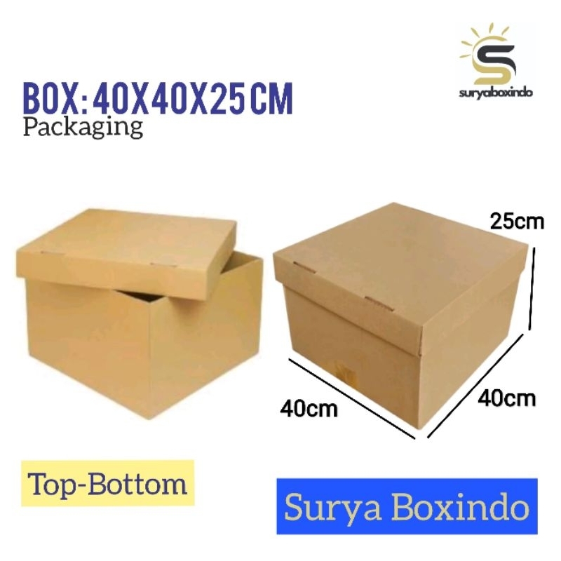 

Box 40x40x25cm (Top/Bot Asia)Topbottom/Paking/Buah/Kardus