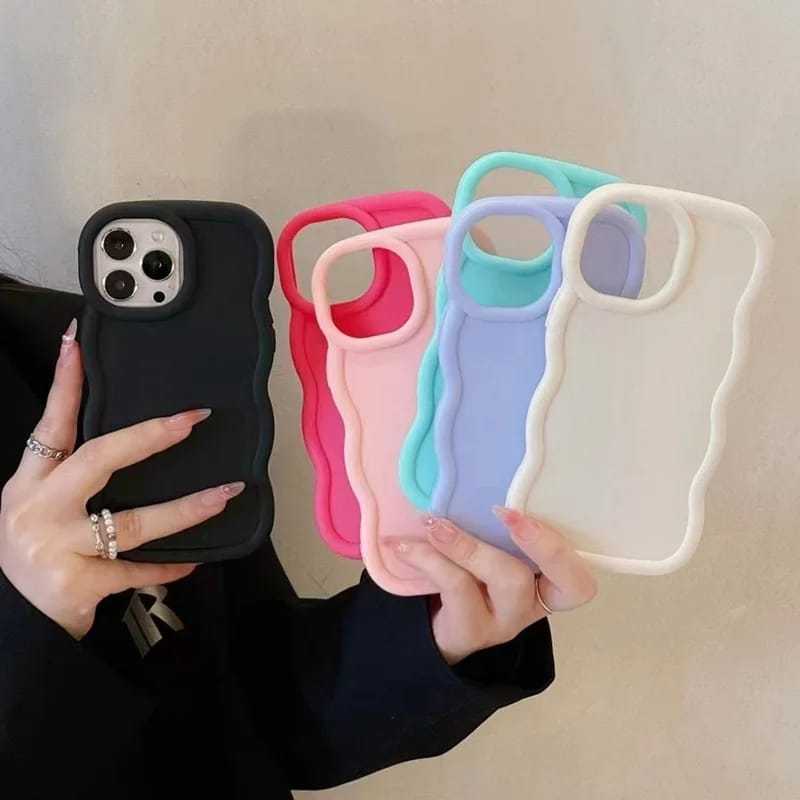 OPPO A16 CASE MACARON WAVE COLOR SOFT CASE GELOMBANG OPPO A16