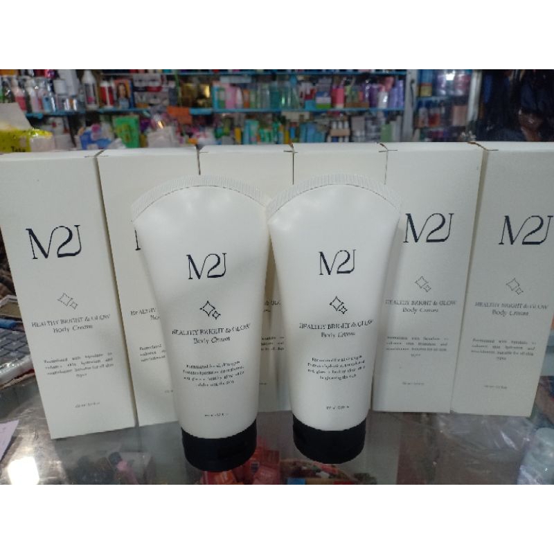 BODY CREAM M2J WHITENING 250 G,KEMESAN BARU