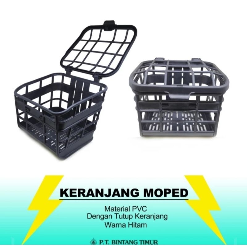 keranjang moped sepeda listrik plastik united