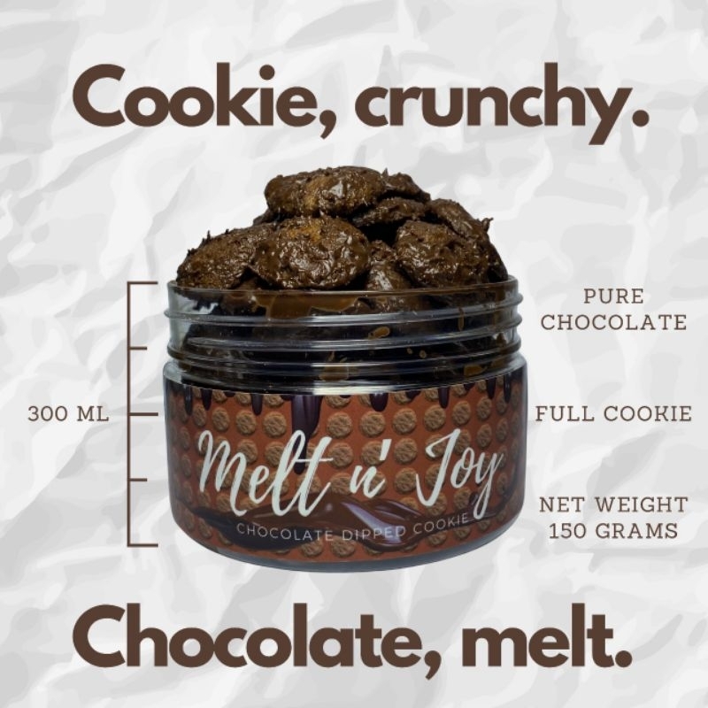 

Chocolate Dipped Cookie by Melt n' Joy 300ML