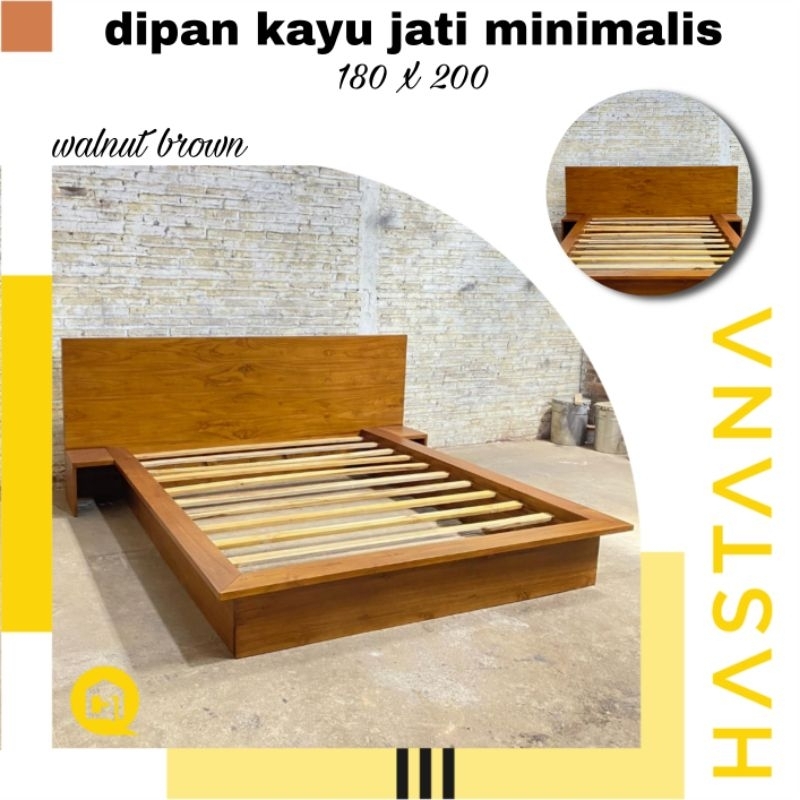 dipan kayu jati minimalis dipan tempattidur minimalis kayu jati dipan 180 x 200 kayu jati dipan cust