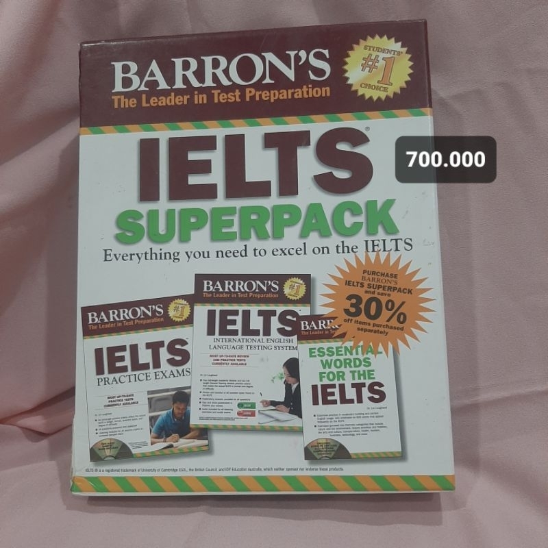 [PRELOVED] Barron's IELTS Superpack