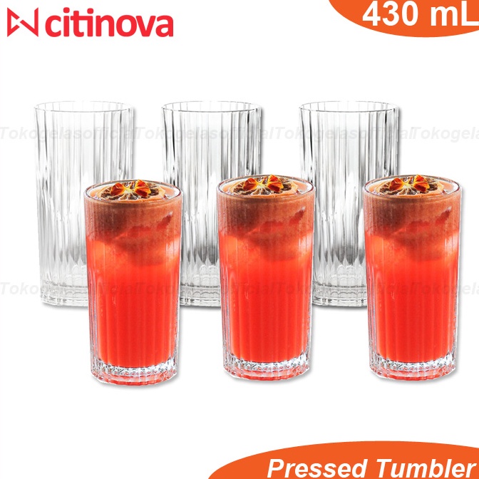 1 Set Isi 6 Pcs Gelas Citinova Dilly 43 ml  Gelas Cocktail  Gelas Kaca  Gelas Matcha Latte  Gelas Mi