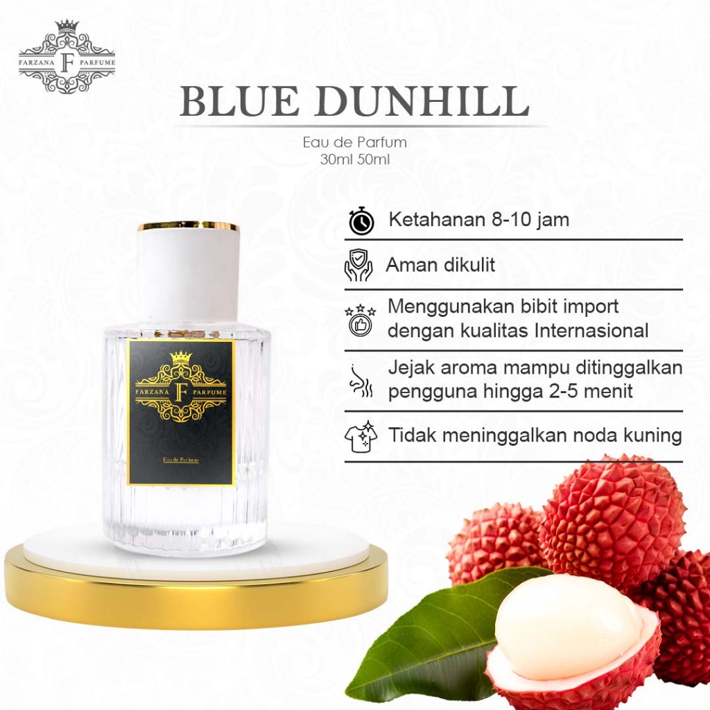 BLUE DUNHILL Eau De Parfume 30ml 50ml Original | Farzana Parfum