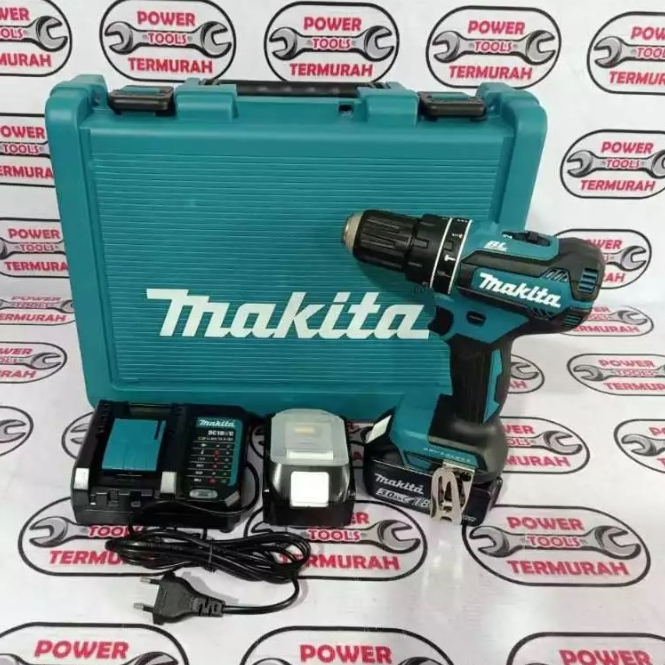 

Makita Mesin Bor Obeng Baterai DHP485F001 Cordless Hammer Driver Drill Brushless DHP 485 F001 1 (18V 3.0AH)