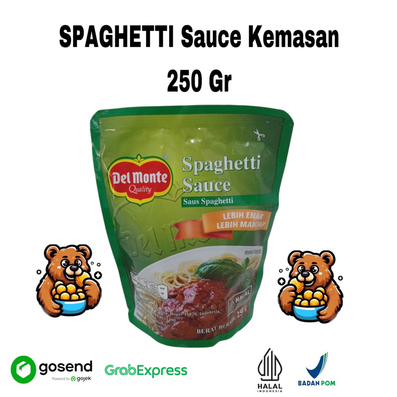 

SPAGHETTI Saus Kemasan 250 Gr Halal