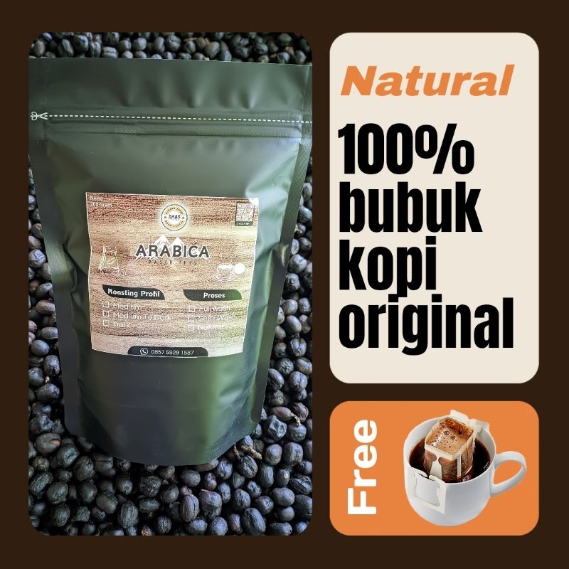 

bubuk kopi arabica natural malabar