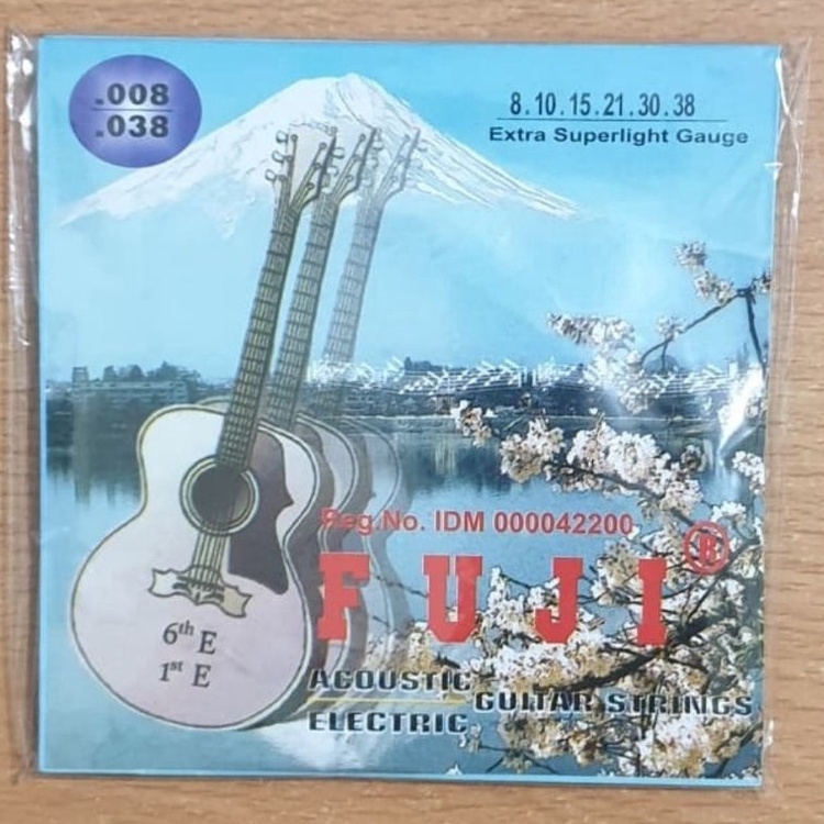 Obral Baru SENAR GITAR FUJI 1 SET ACOUSTIC FOLK  ELECTRIC