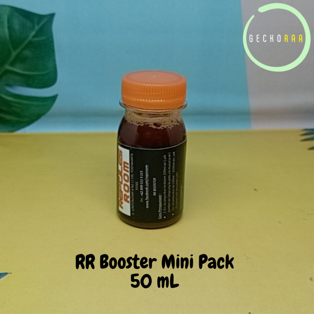 RR Reptiles Room Booster Probiotik Ukuran Kecil Mini Pack Nutrisi Reptil Gecko AFT Bearded Dragon
