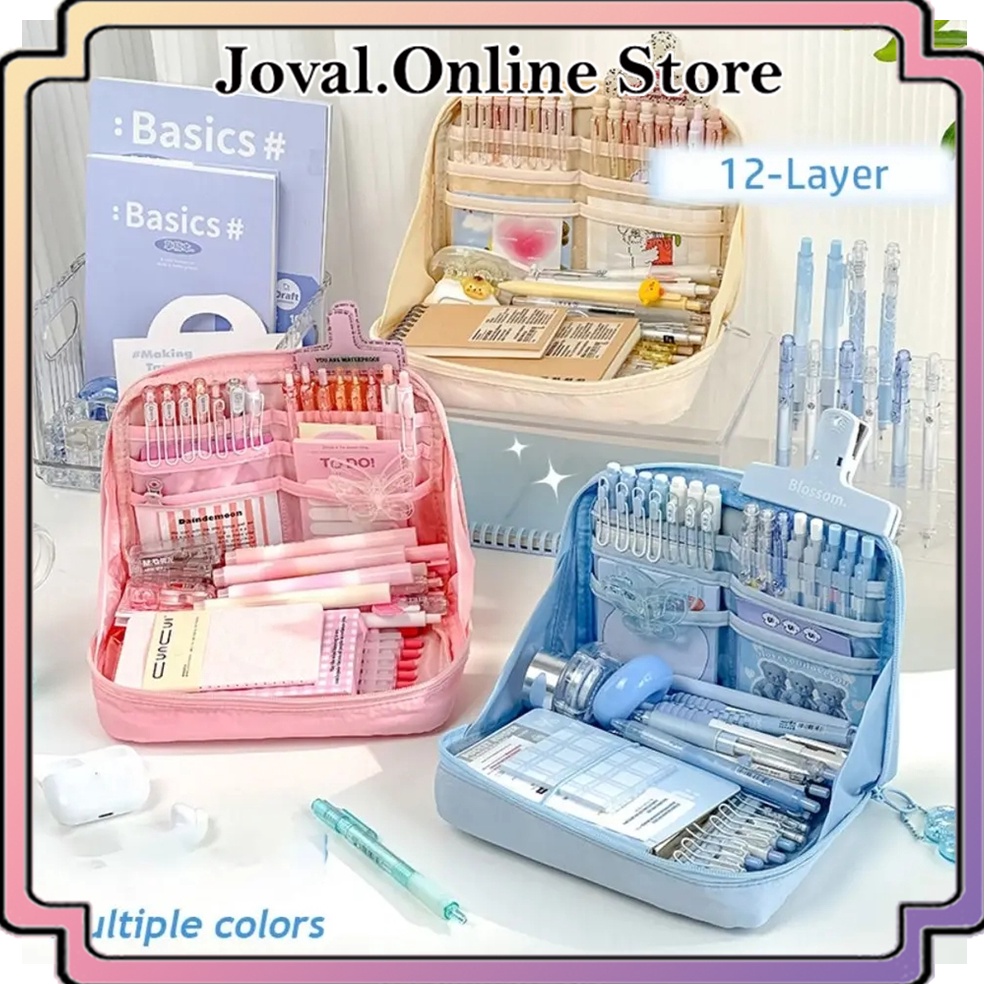 

KODE Y9Q9 TEMPAT PENSIL KOREA MULTI SEKAT UKURAN JUMBO
