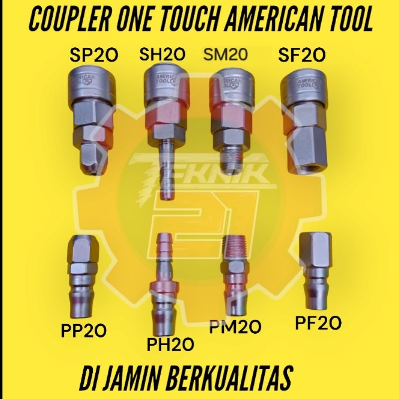 COUPLER ONE TOUCH AMERICAN TOOL NEPEL AMERICAN TOOL