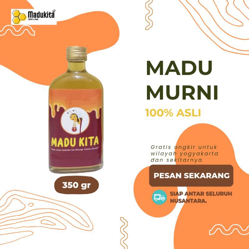 

Madu Murni 100℅ asli 350gr by Madu kita