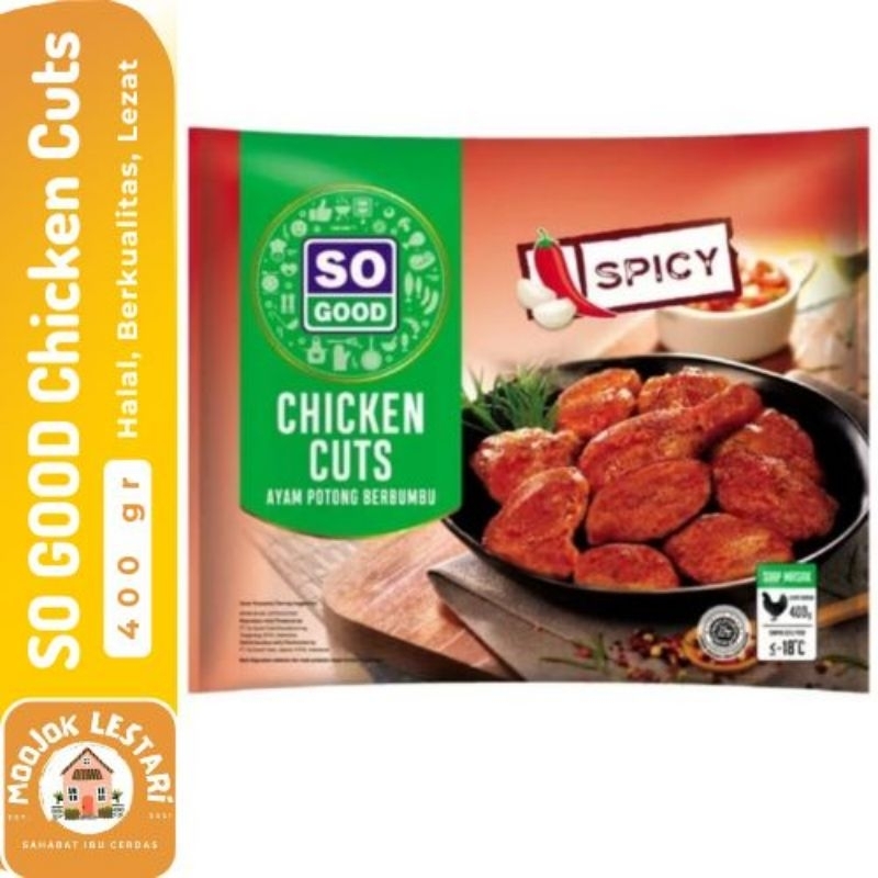 

SO GOOD Spicy Chicken Cuts 400gr Potong Ayam Berbumbu Pedas Premium