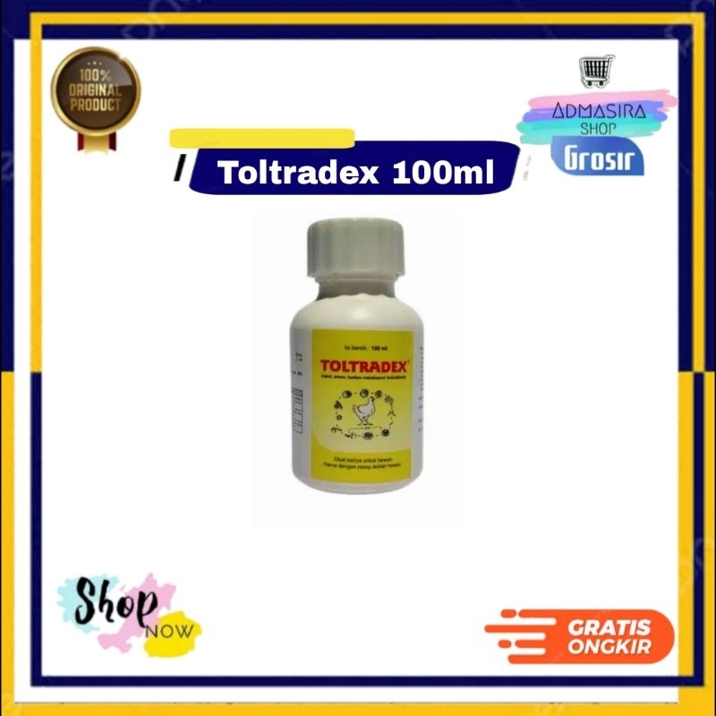 TOLTRADEX 100 ml Obat Koksidiosis Berak Berlendir Berdarah Hewan Unggas Ayam 100ml
