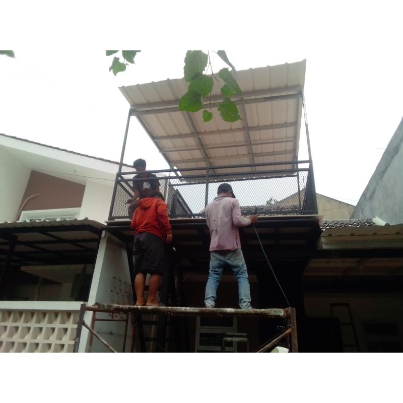 mezzanine outdoor lantai calsiflor