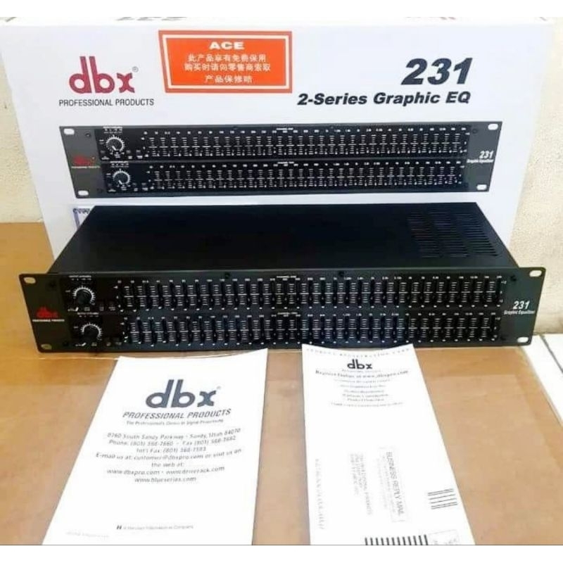 Equalizer dbx 231 made  231 dbx equalizer