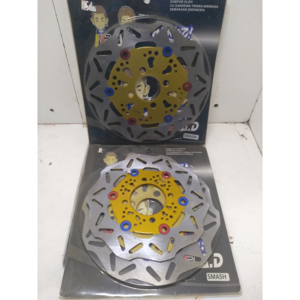 Piringan Cakram Disc Rem Depan Motor Suzuki Smash, Shogun, Skywave, Skydrive, Spin Variasi