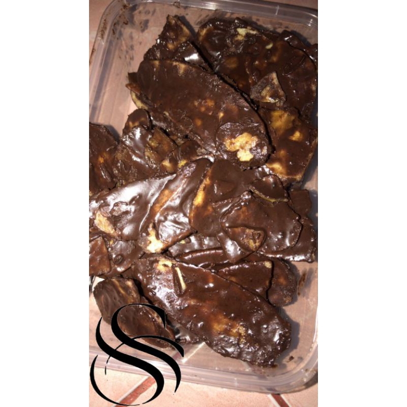 

keripik pisang coklat lumer