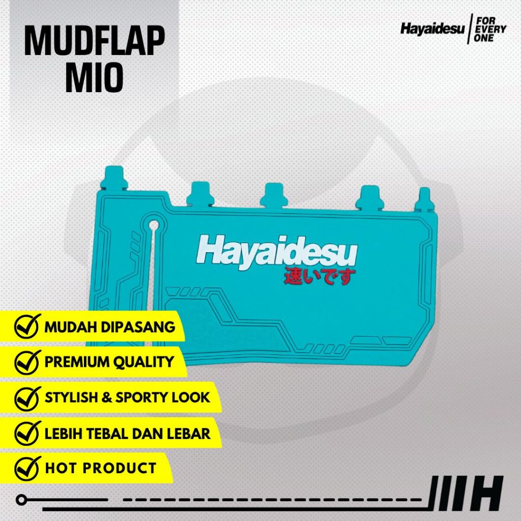 Mudflap Yamaha Mio/ Mio j/ Mio s/ Mio z/ Mio M3/ Fino Fi/ Fino 125/ Soul gt/ soul karbu/ Soul gt 125