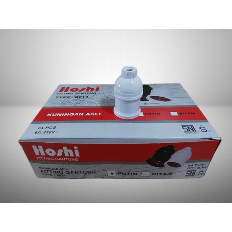 Fitting gantung hoshi / fitting lampu gantung tebal type 8211