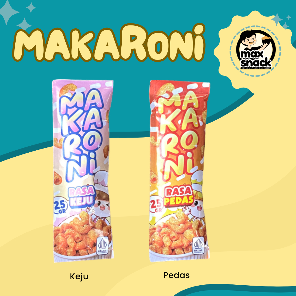 

Makaroni Snack Viral | Makaroni | Pedas / Keju | Cemilan Murah Bogor - Jabodetabek