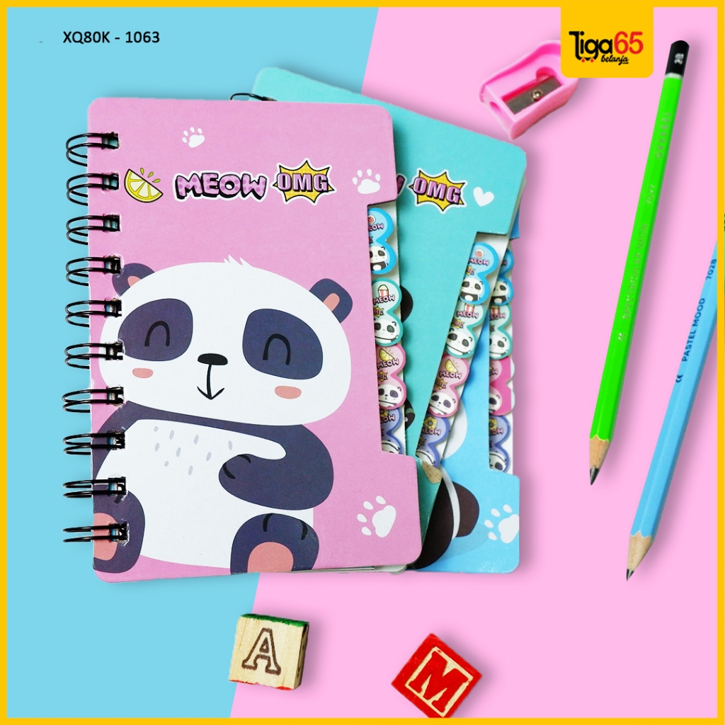 

Buku Kecil Catatan / Mini Buku Notes Kecil / Ring Book Mini A5 / Ring Book Xq80K-1063