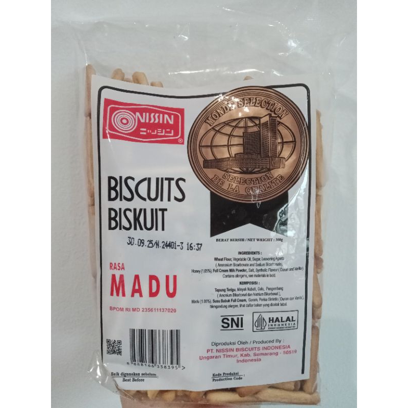 

Nissin biskuit madu 300gr