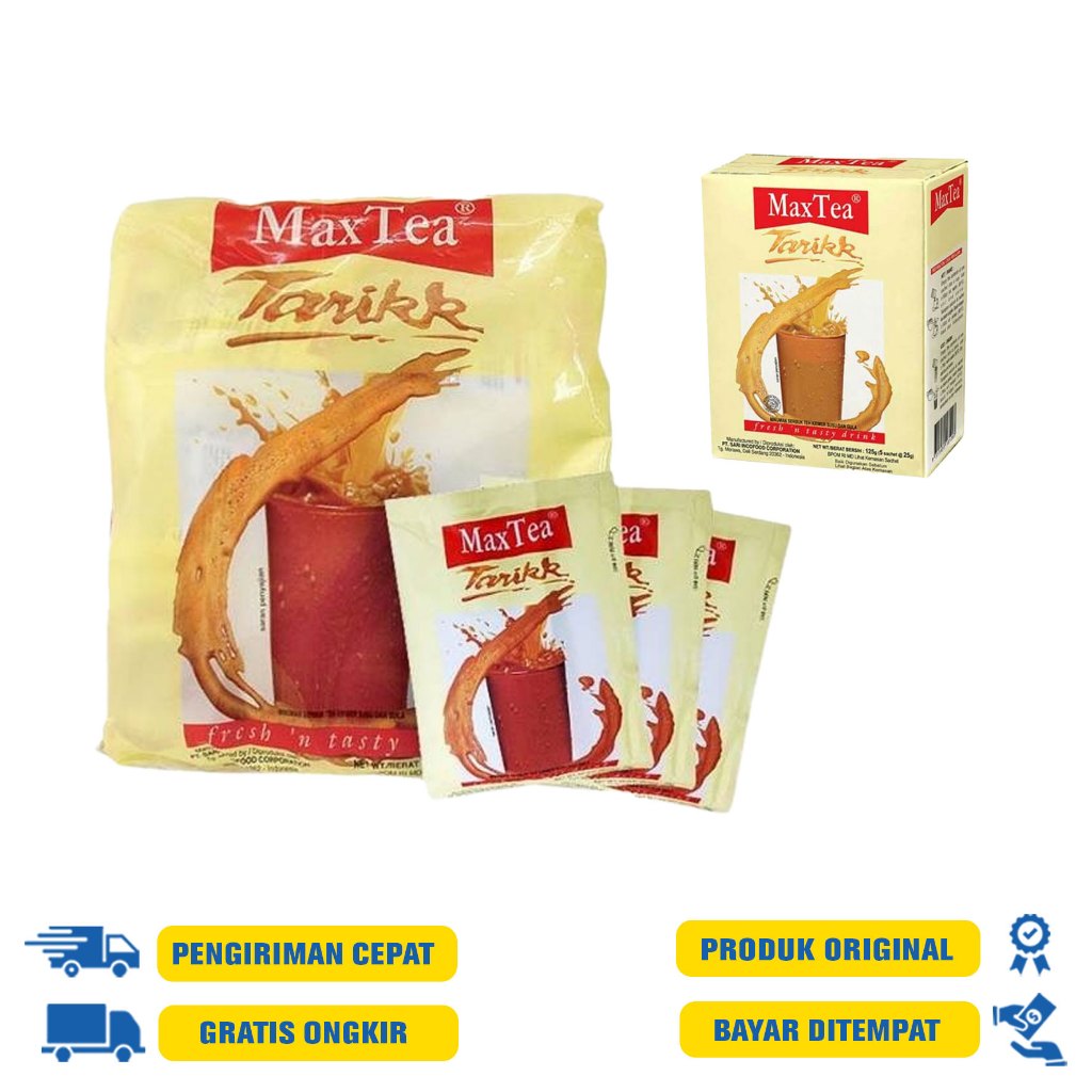 

MAX TEA TEH TARIK BOX 5X25GR | BAG